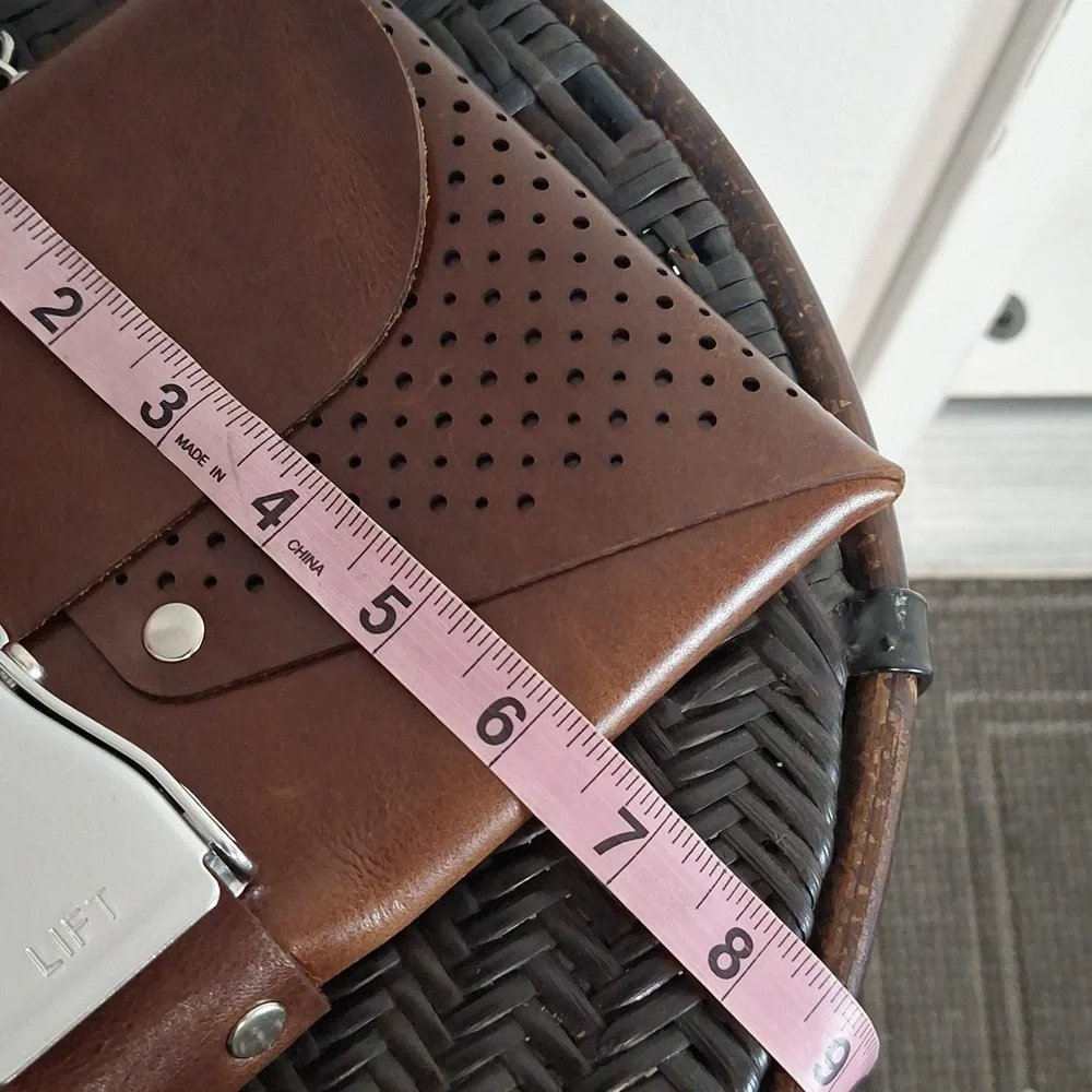 Handtasche Vintage Leather Crossbody Bag - Picture 9 of 11